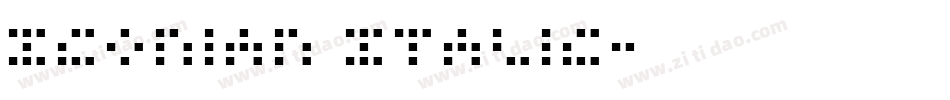 Iconian Italic字体转换